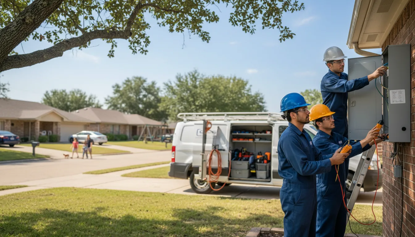 Certified electrician providing emergency electrical services in Chattanooga, TN